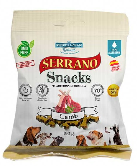 Serrano Snacks Para Perros Bolsa Cordero Mediterranean Natural 62e133c9bddc6