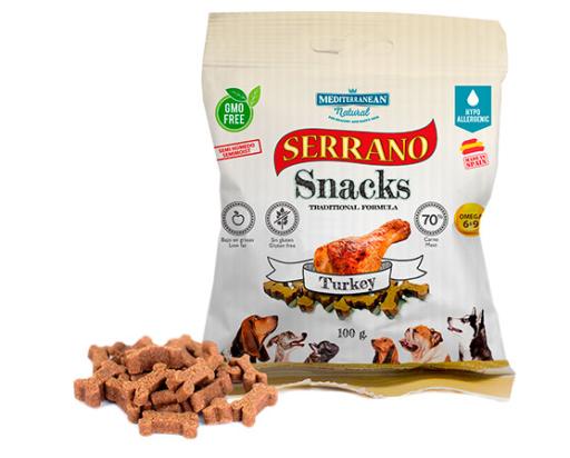 Serrano Snacks Para Perros Bolsa Pavo Mediterranean Natural 1 62e12d2e34ac4 G